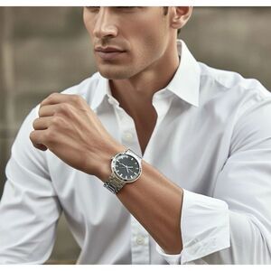 Fossil Arkitekt FS4051 Mens Watch Black Dial Working With Date Display